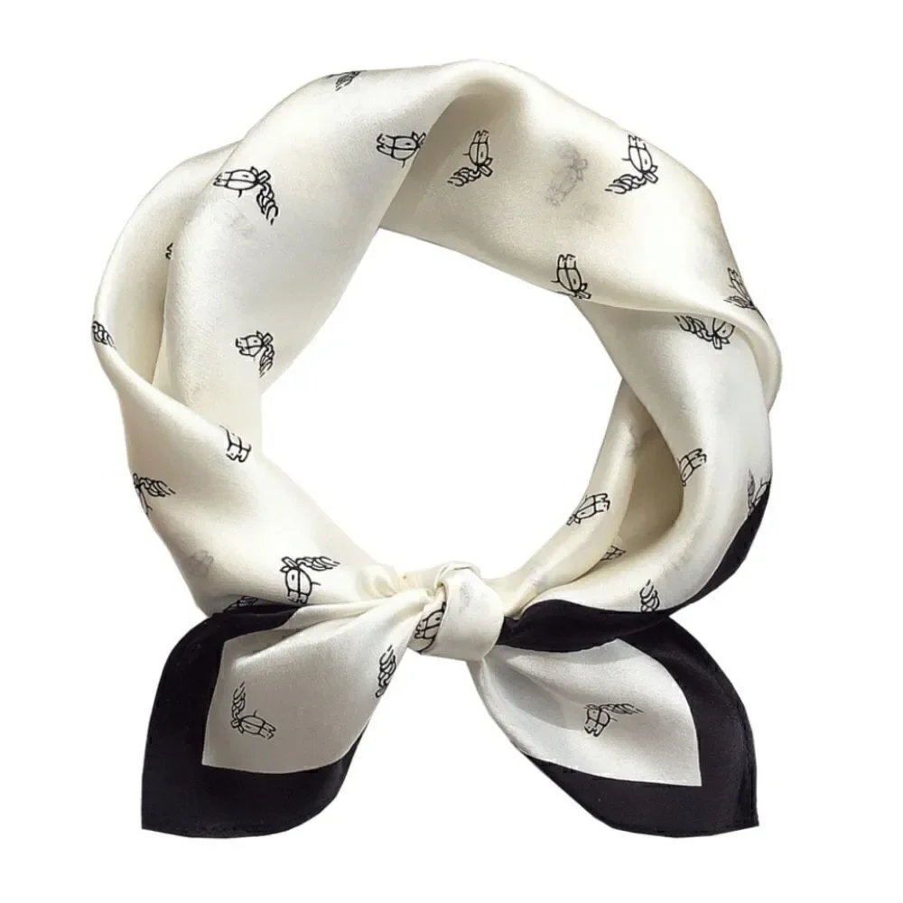 Horse Print Print Silky Scarf